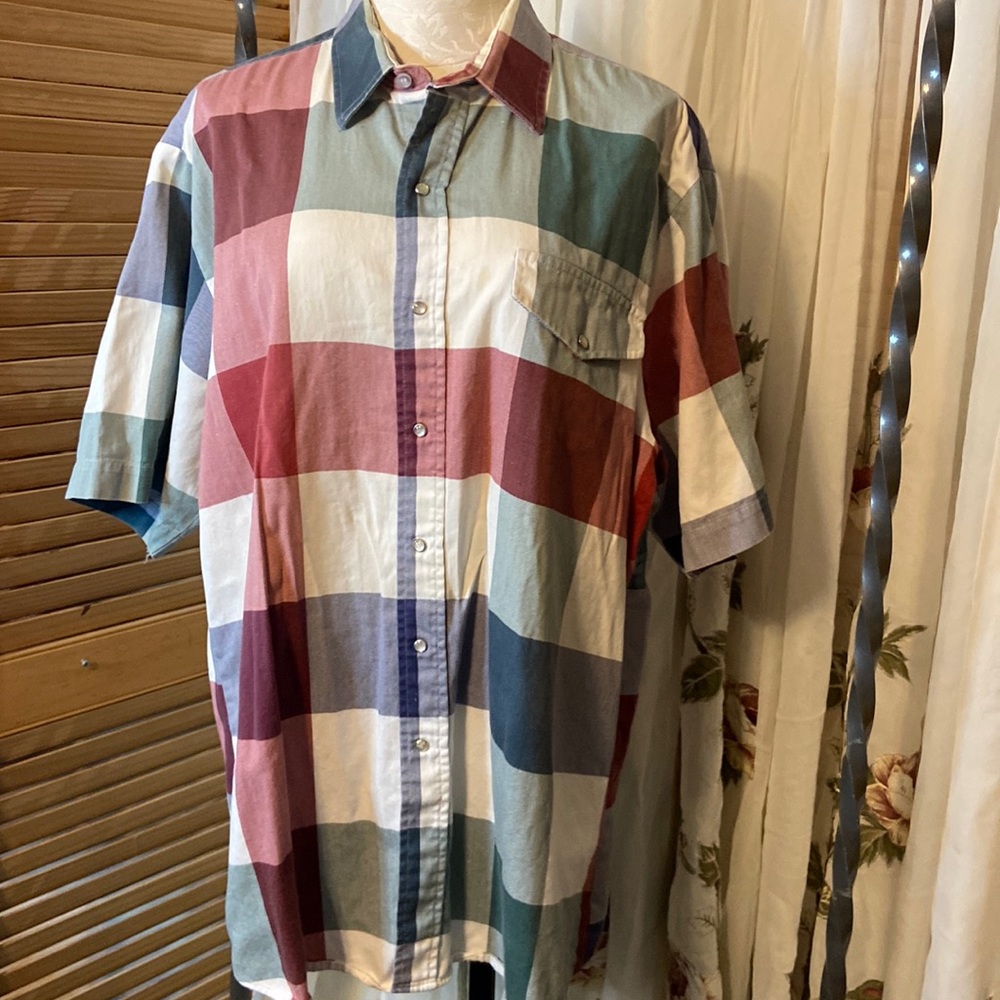 Vintage Roper short sleeve, Pearl snap shirt.